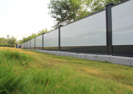 深圳市政圍擋，市政施工圍擋安裝現場效果圖