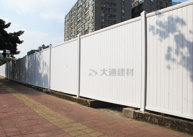 惠州市政標(biāo)準PVC圍擋-惠州建筑施工PVC圍擋工程案例-惠州-深圳市大通建材有限公司鋼圍擋生產(chǎn)定制廠家